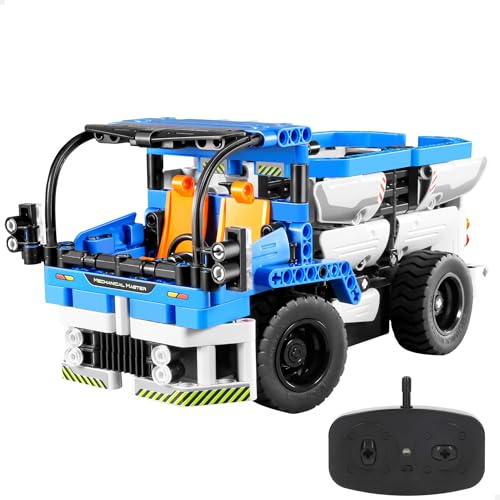 ColorBaby iM.Master Gioco costruzione, Camion radiocomandato betoniera 2 in 1, 394 pezzi, radiocomando 2.4 GHz, tamburo girevole, design robusto, montaggio Stem facile e divertente (85452)