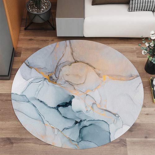 LZYSJ Tapis de Chaise, Tapis de Protection de Sol Antidérapant Rond en PVC Portable Étanche pour Chaise de Bureau d'Étude de Chambre à Coucher Chaise Suspendue(A60cm)