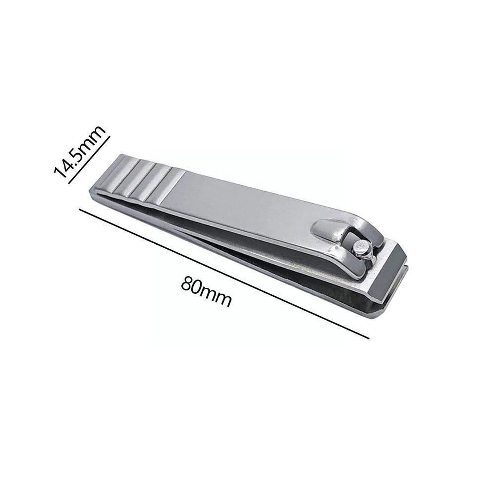 Nagelknipser, gerader Mund, Stahl-Nagelmaniküre for Nagel-Pediküre, Nagelhautzange, Cutter, Pflegetrimmer