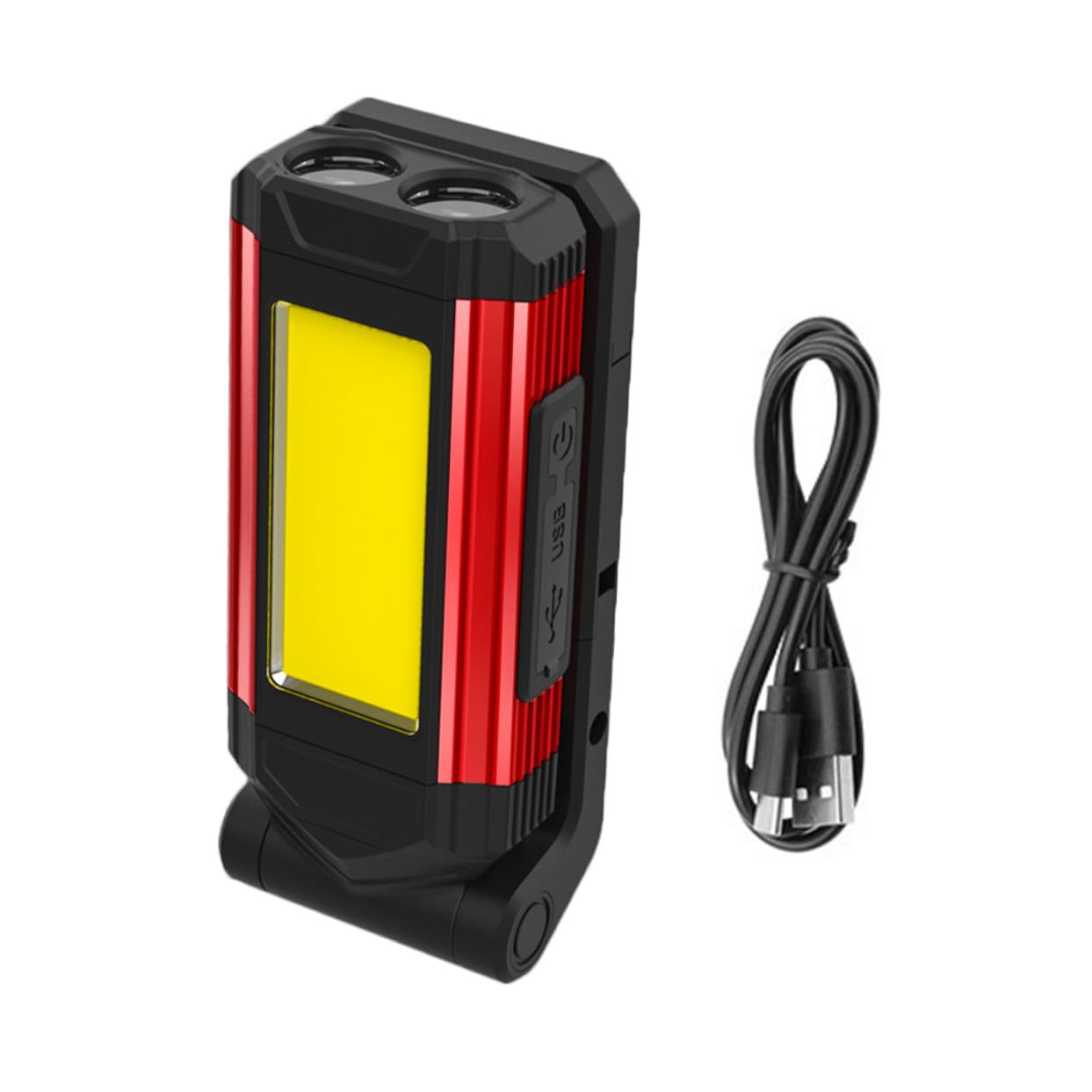 Luce di Ispezione LED Ricaricabile USB 2800 Mah con Fissaggio Magnetico