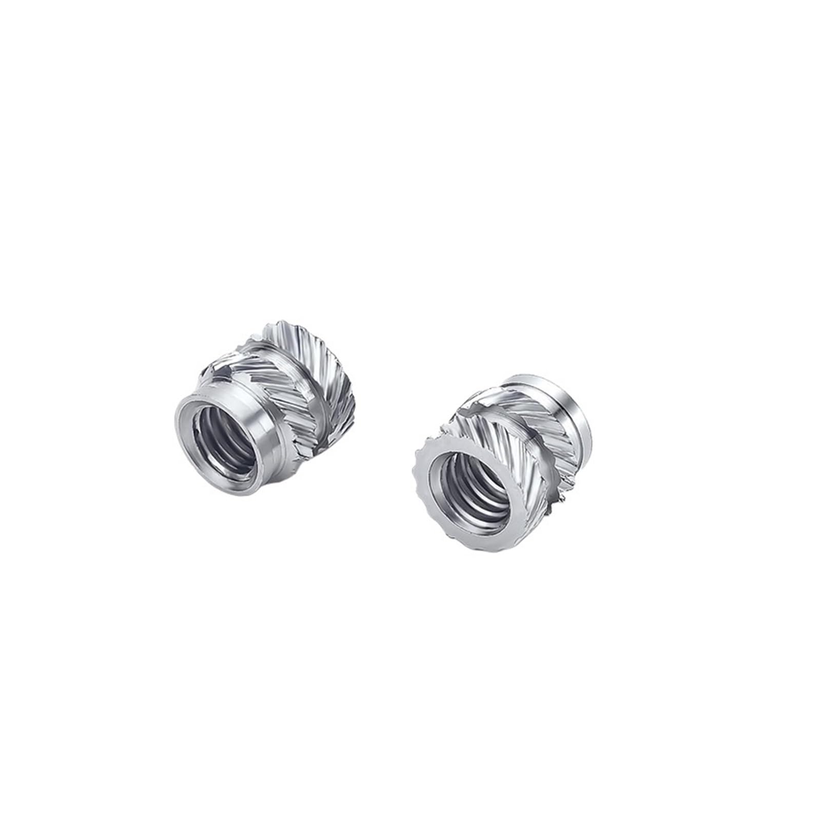 M3 M4 M5 Edelstahl-Wärmesatz-Einsatzmuttern for 3D-Drucker, Heißschmelz-Einsatz-Spritzguss-Einbettungsmutter mit Gewinde(M5x9.5xOD7.5 (20pcs))