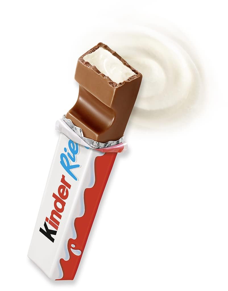 Kinder Riegel - 18 Einzelriegel, einzeln verpackte Schokoriegel, zartschmelzende Vollmilchschokolade mit Milchcremefüllung, ohne Farb- und Konservierungsstoffe – 378g - 3