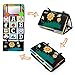 Baby Mirror Tummy Time Toys,High Contrast Crinkle Cloth Book Toys Visual Stimulation,Double Folding Baby Book Teething Toys,Sensory Toys Crawling Activity Mat Floor Mirror for Infants 3 6 12 Months