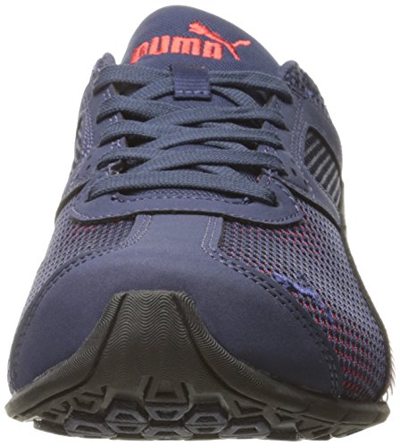Image of PUMA Men's Tazon 6 Sneaker, Peacoat-High Risk Re, 13 M US