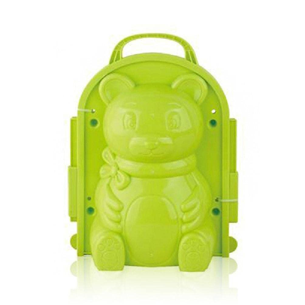 Winter Cartoon 3D Bear Animal Shape Sand Snow Mold Snowball Maker Clip Tool Plastic Playing Toy for Outdoor Activities Dinosaur Snowball Maker