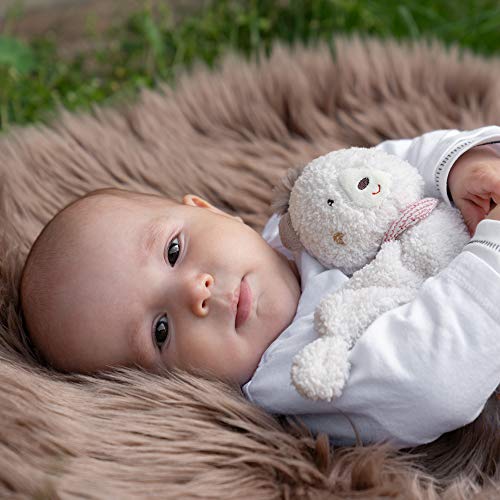 FEHN 058086 knuffeldoek beer/speelcamera, slaaphulp & knuffeldier knuffeldoek met berenkop om vast te pakken, te… - Image 5