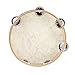 Andoer 8" Hand Held Tambourine Drum Bell Birch Metal Jingles Percussion Musical Educational Toy Instrument for KTV Party Kids Games