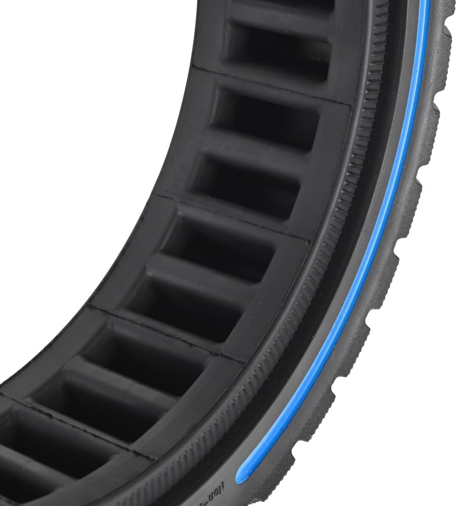 9.5x2.5-6.1 Off-Road Solid Tire Replacement for NIU KQi3 Pro/Max/Sport Scooter - Puncture-Free, Hassle-Free Maintenance - Anti-Skid, Shockproof 9.5 x 2.50 inch Tubeless Tire (Blue 2Pcs)