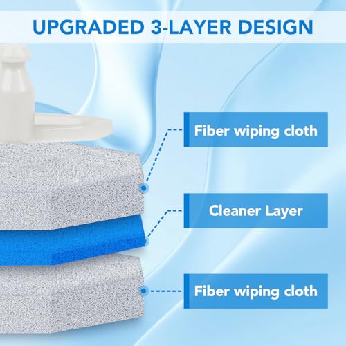 Clorox Toilet Bowl Wand Refills 50 Counts Upgraded Suitable for Clorox Disposable Toilet Wand Refills Bathroom Cleaning