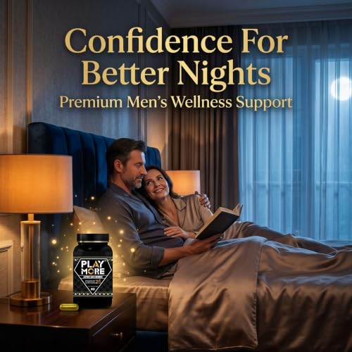 Image of Play More African Herbs Capsules for Men | 25 Ayurvedic Herbs with Ashwagandha, Safed Musli, Shilajit, Kaunch Beej & Tribulus | Men's Daily Wellness Support | 800mg | 60 Capsules
