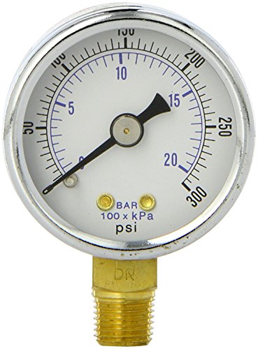 Herco Liquid Filled Hydraulic Pressure Gauge 0 - 300 PSI (NPT)