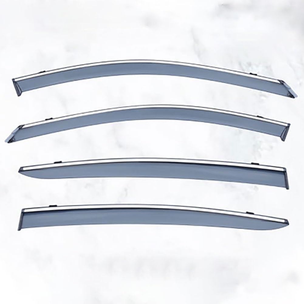 4Pcs Deflettori del Vento Auto per Nissan Teana MK3-L33 2014-2018, Parapioggia per Finestrino Coperture di Ventilazione Visiera Accessori