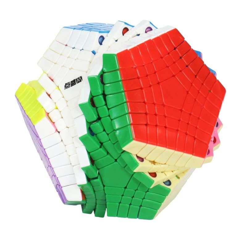 cuberspeed Cubo mágico DianSheng Galaxy Teraminx M sem adesivo 7 x
