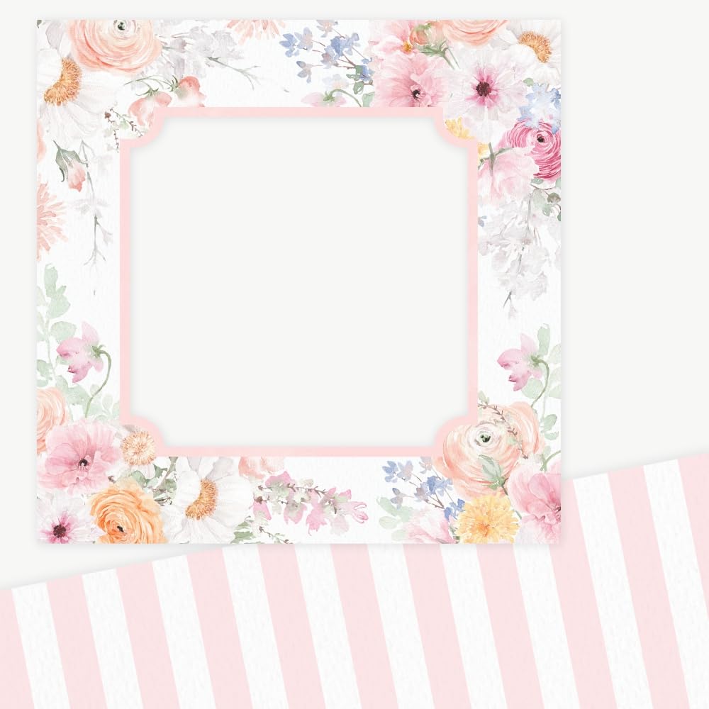 Pink Floral Cake Boxes - Pack of 8 -7 Pink Floral Cake Boxes - Pack of 8 -7