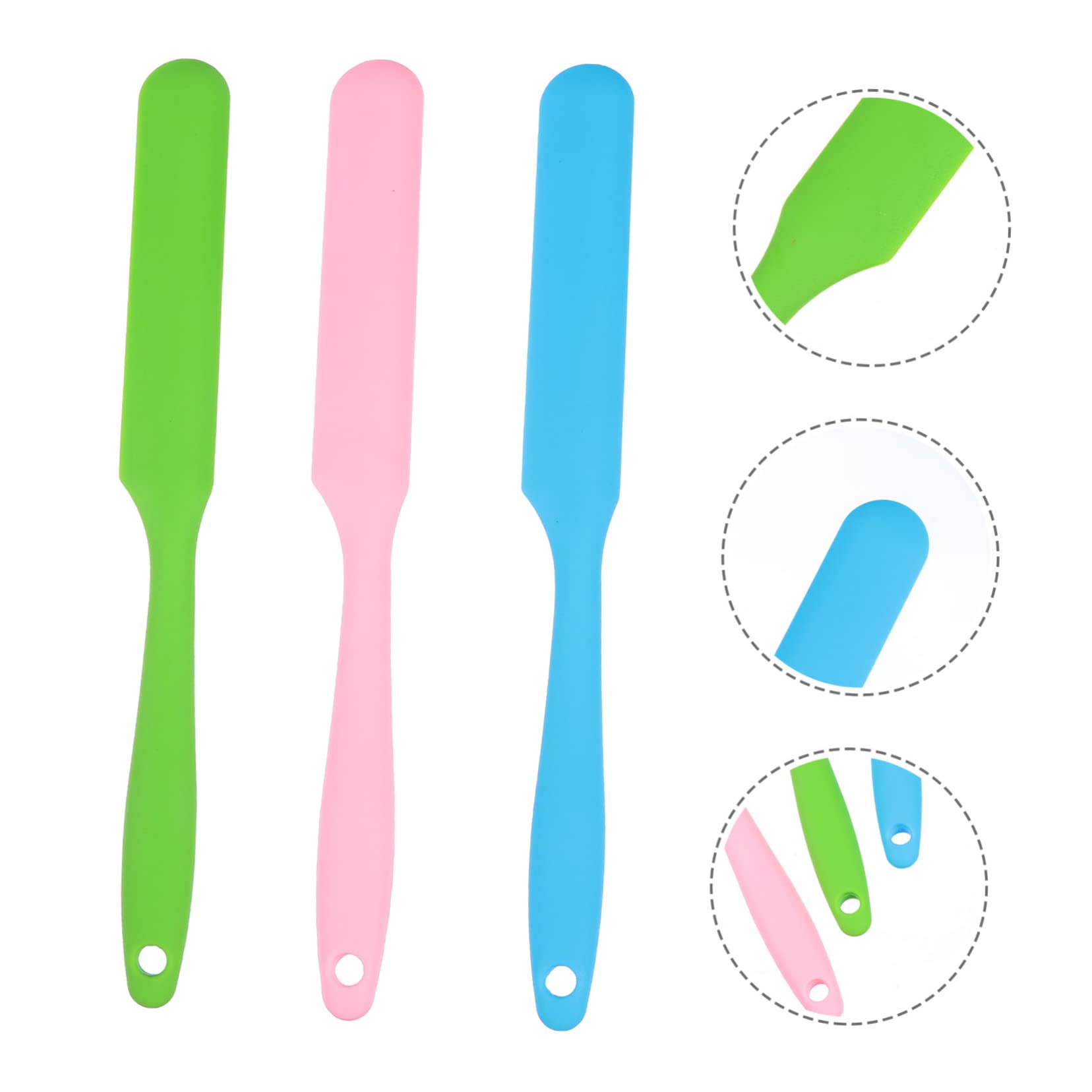 Ipetboom Waxing Kit for Hair Removal 3pcs Wax Sticks Silicone Wax Spatulas Easy to Use Clean