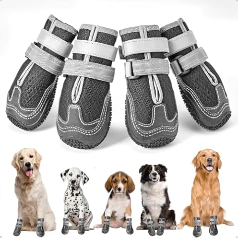 OHCOZZY Breathable Mesh Dog Shoes for All Sizes Cover