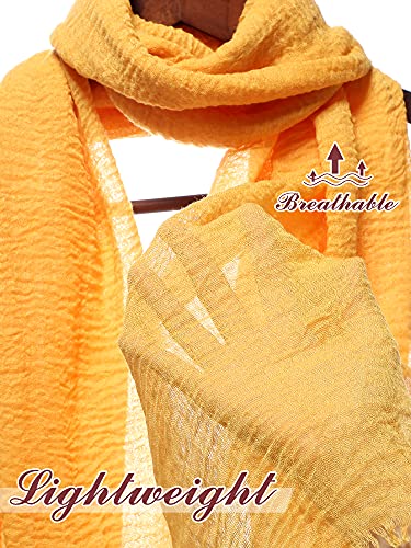 SATINIOR Hijab Scarf for Women Long Head Wraps Scarf Lightweight Shawl Turban Solid Soft Hijab for Women Girls, 35.5 x 70.9''4