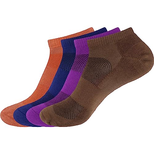 Chaussettes de sport en bambou femme thermorégulatrices lot de 4 paires