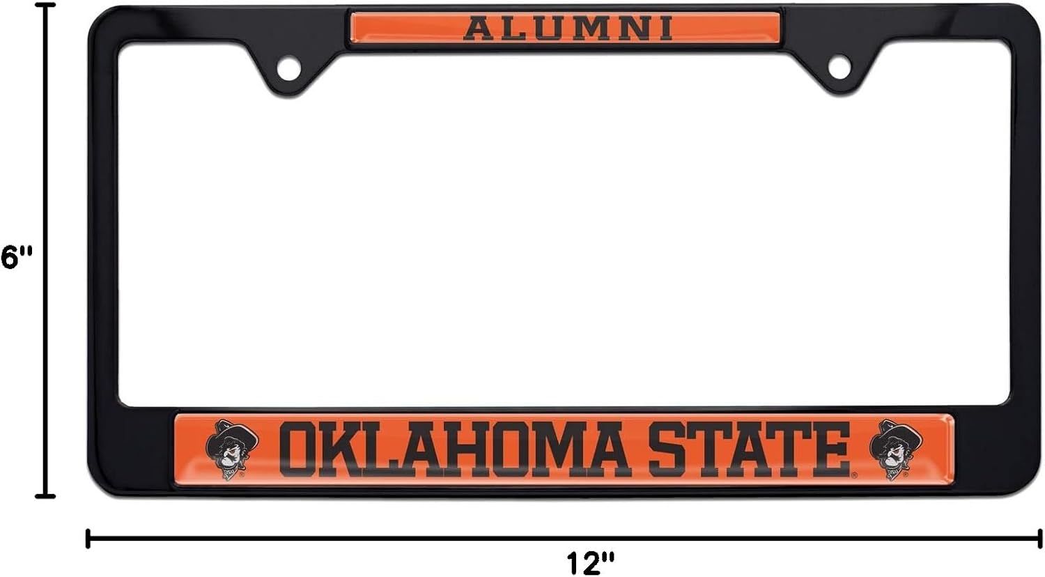Oklahoma State Alumni Black License Plate Frames
