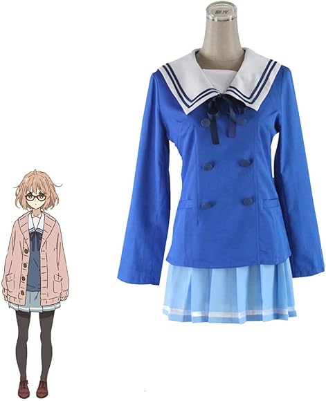Amazon | [XIAOXUEHUA] 境界の彼方 コスプレ衣装 栗山 未来 制服 日常
