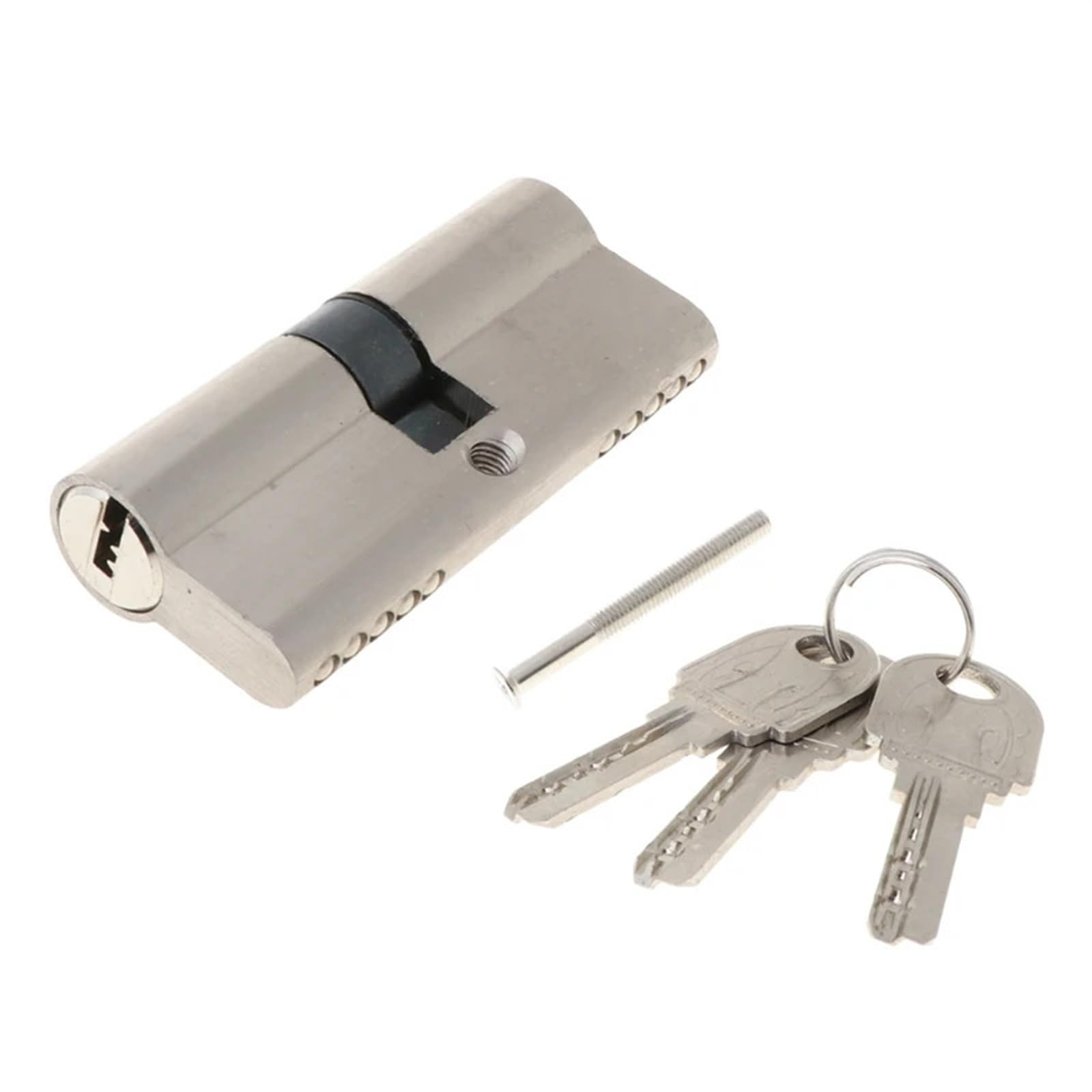 Lock cylinders Double Open Lock Door Window Security Cylinder Key Anti-Theft Entrance Brass Lengthened Core for Front/Exterior Doors(B)