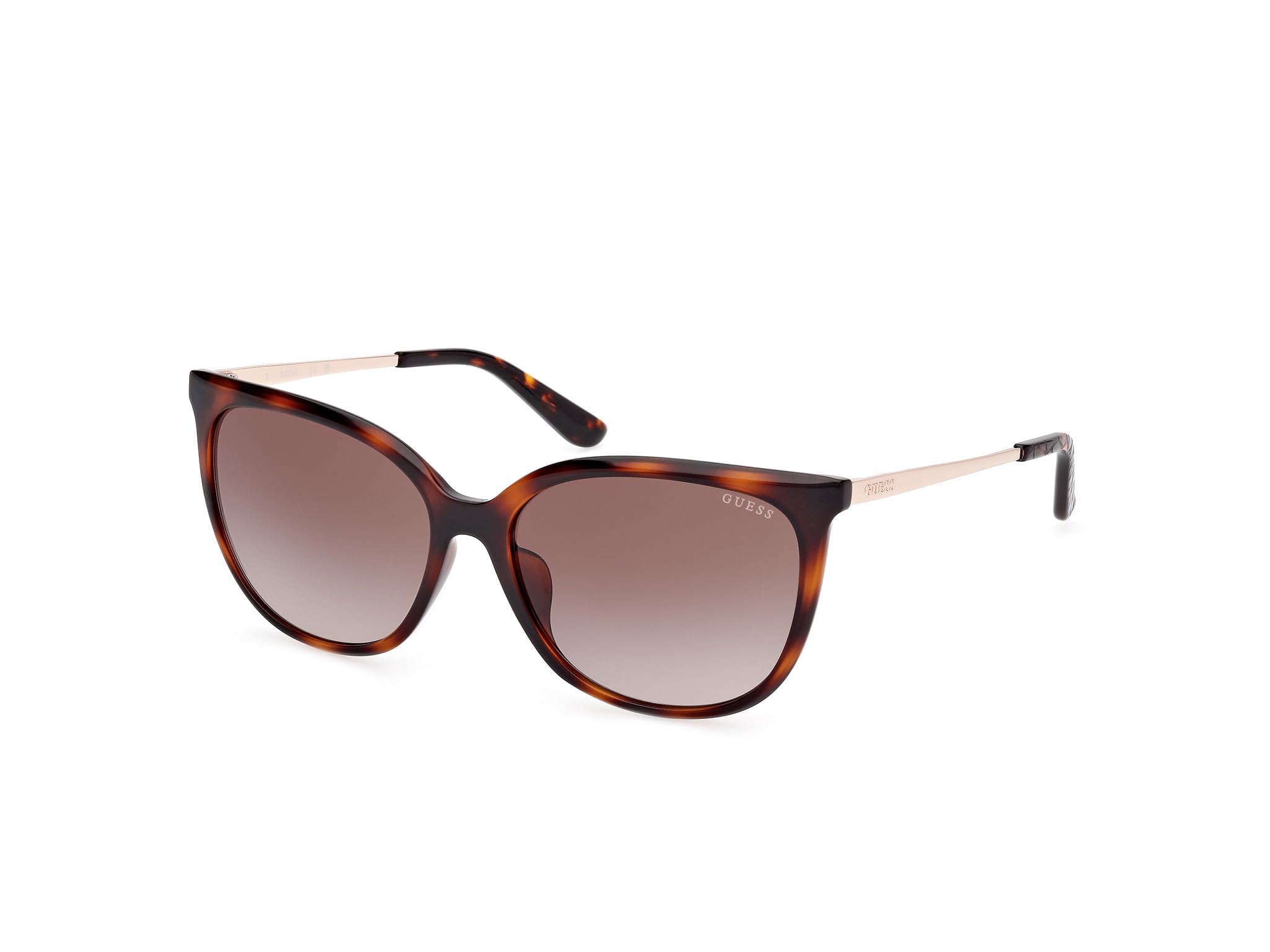 Guess Women's Marrone Woman Gu00150-H 52F Sunglasses Injected Havana Squared Normal Sfumato