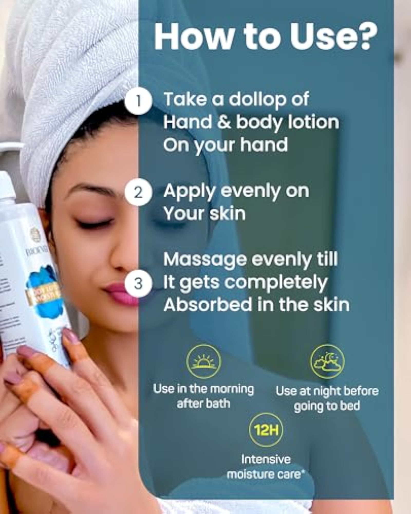 Body Lotion & Moisturizer with Sea Butter, Olive & Vitamin E