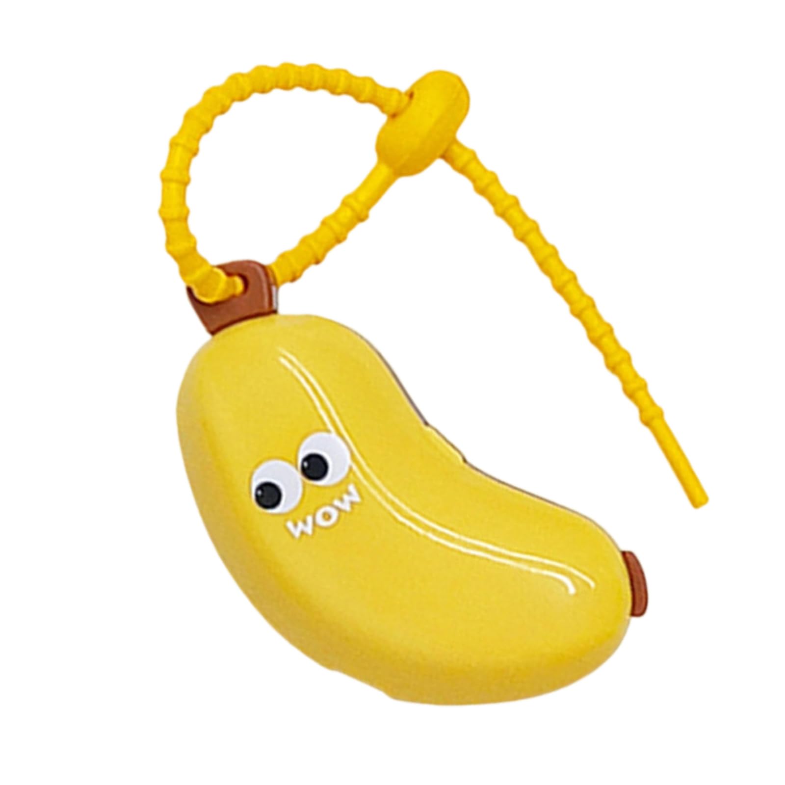 Tsophreniq Whimsically Banana Toothbrush Head Case Water Resistant Cover for Home Travel Storage Maintains Brush Cleanliness Portable Toothbrush Case