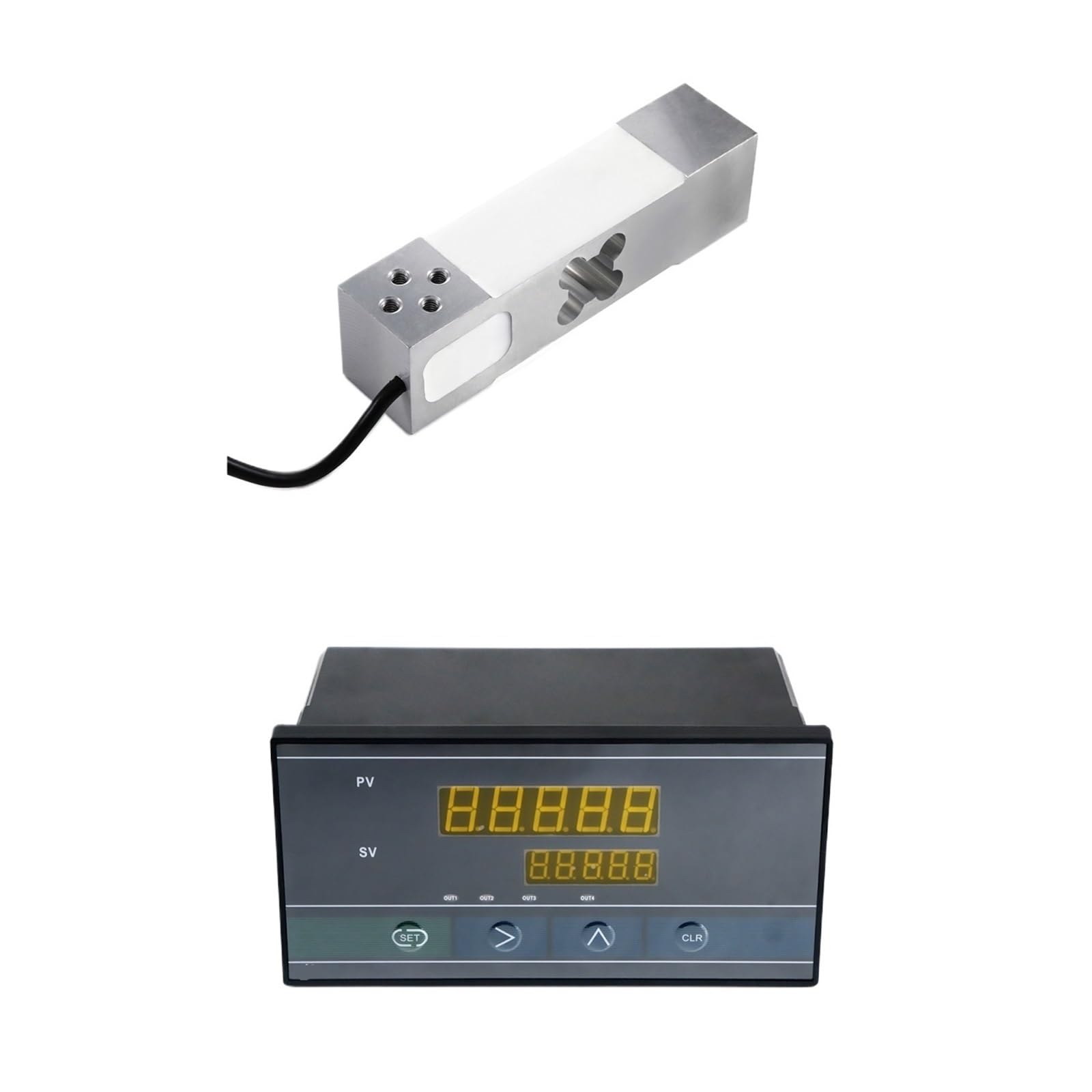 MXXDMOPD Load Cell Sensor with Indicator Display Pull Pressure Weight 100KG 200KG 350KG(100KG and Indicator)