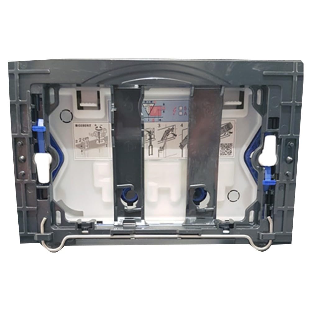 Set asta di scarico, barra attuatore, kit asta di spinta per Geberit 241874001, adatto per cassette UP320 pre-2008, Sigma01/20/50, ABS bianco, 140 mm