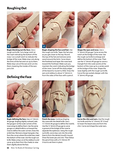 How-To Book of Christmas Carving: 32 Projects to Whittle, Carve & Paint (Fox Chapel Publishing) Best-Of Projects from Woodcarving Illustrated - Santas, Reindeer, Snowmen, Elves, Penguins, and More - Image 4