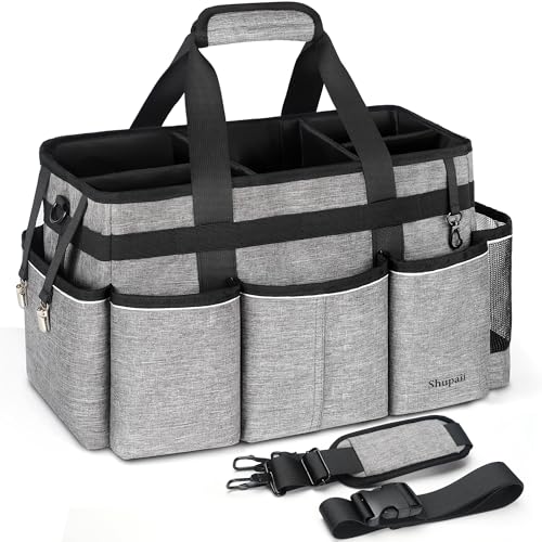 Large Wearable Cleaning Caddy Bag, Cleaning Caddy Supplies Organi...