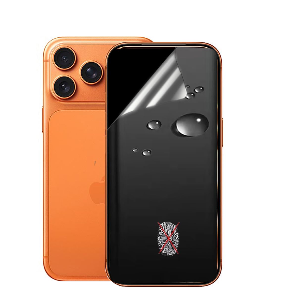 [2pcs] mate hidrogel película para iPhone 17 Pro Max (6.9"), [antirreflejos/anti-huellas] mate protección pantalla película, flexible película protectora