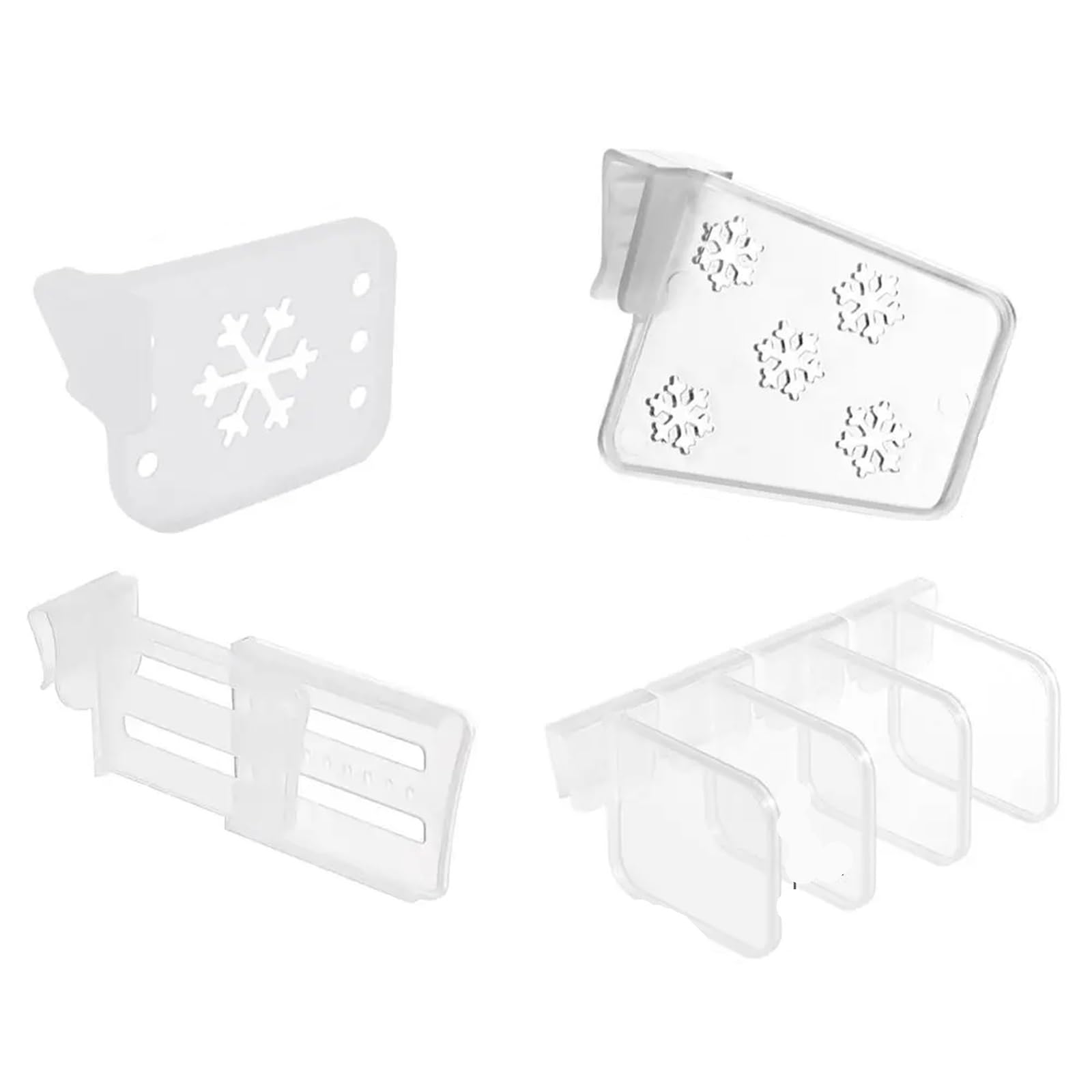 Bryske 20 Pcs Fridge Side Door Partition Board, Bottle & Can Organizer Storage Shelf