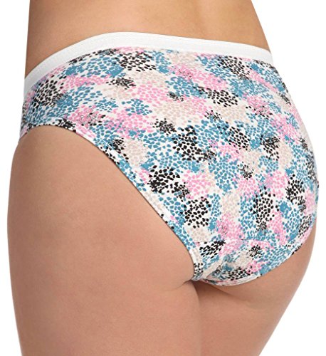 Image of Fruit of the Loom Women's 3 Pack Assorted Cotton Hi-Cut Panties