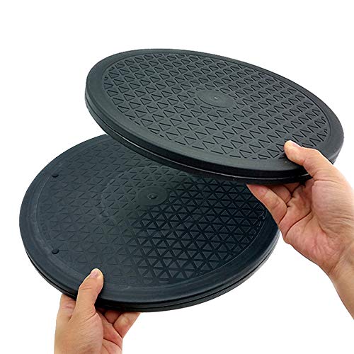 RETON 2 Piezas Soporte Giratorio Giratorio de 12 Inch para Servicio Pesado Giratorio con rodamientos de Bolas de (2 Piezas)