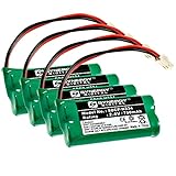 Synergy Digital Cordless Phone Batteries, Compatible with AT-T CL82107 Cordless Phone, (Ni-MH, 2.4V, 750 mAh), Replacement for AT&T BT166342 Battery, Pack Includes: 4 x SDCP-H334 Batteries