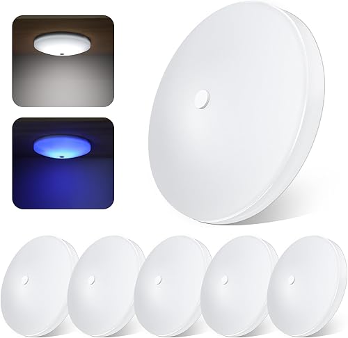 Vista 18 de acegoo Luz de techo para autocaravana, 4.5 pulgadas, 12 V, luz LED de disco para autocaravana, barco, cámper, remolque, camión, automóvil, montaje