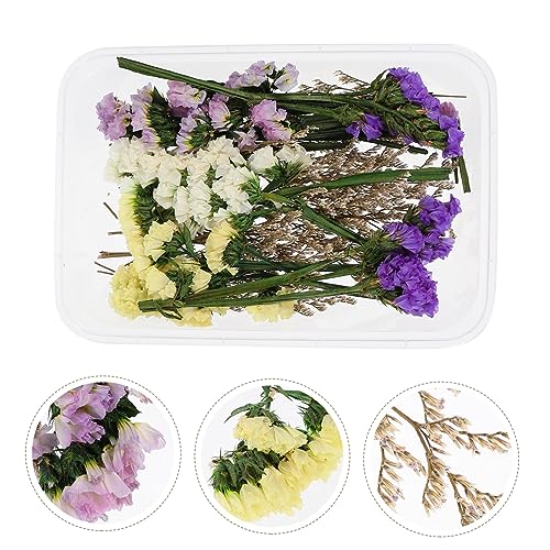 Flores secas decorativas para centros de mesa y vela flotante miniatura 5