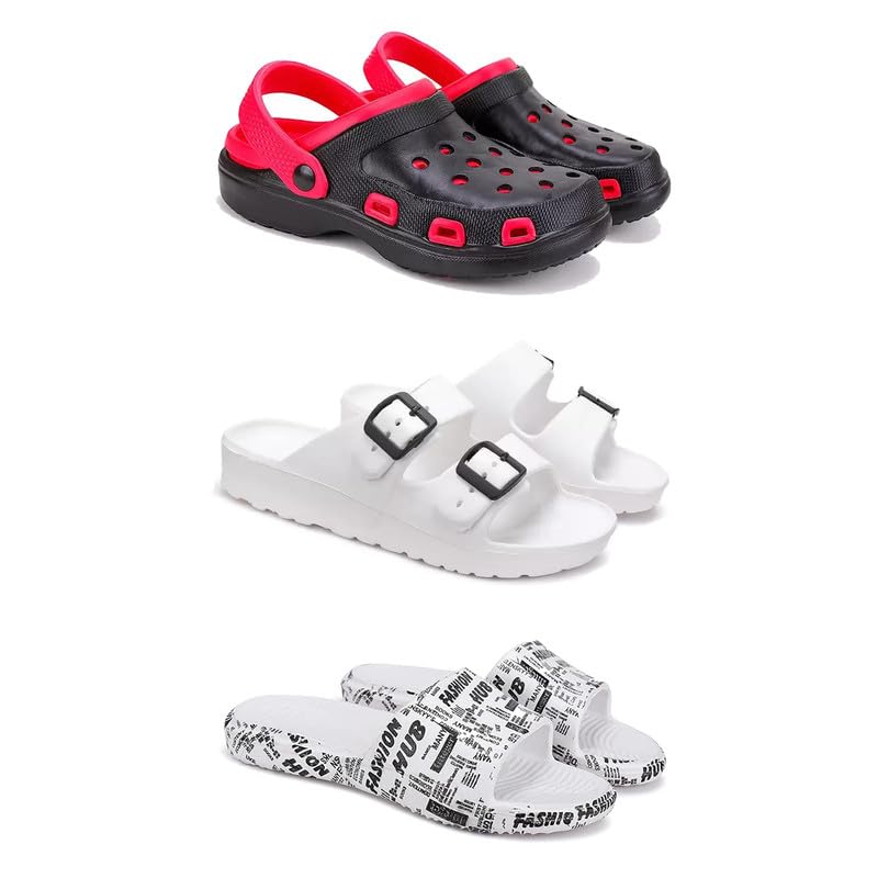 Lightweight Classic Clogs || Sandals with Slider Adjustable Back Strap for Men-Combo(3)-3017-3113-3103-image-37