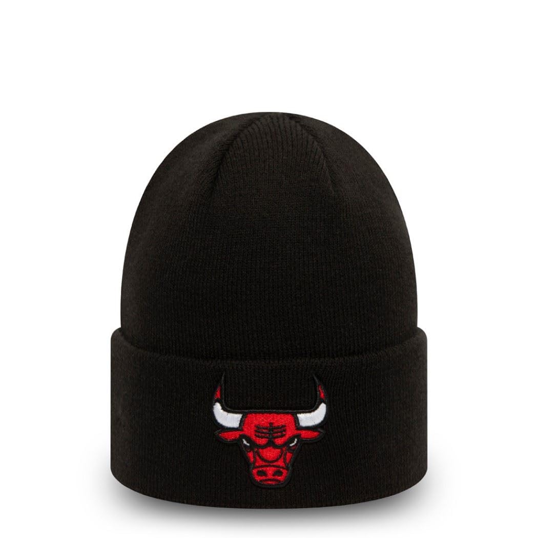 Chicago Bulls NBA Essential Cuff Knit Czarny Czapka Beanie New Era