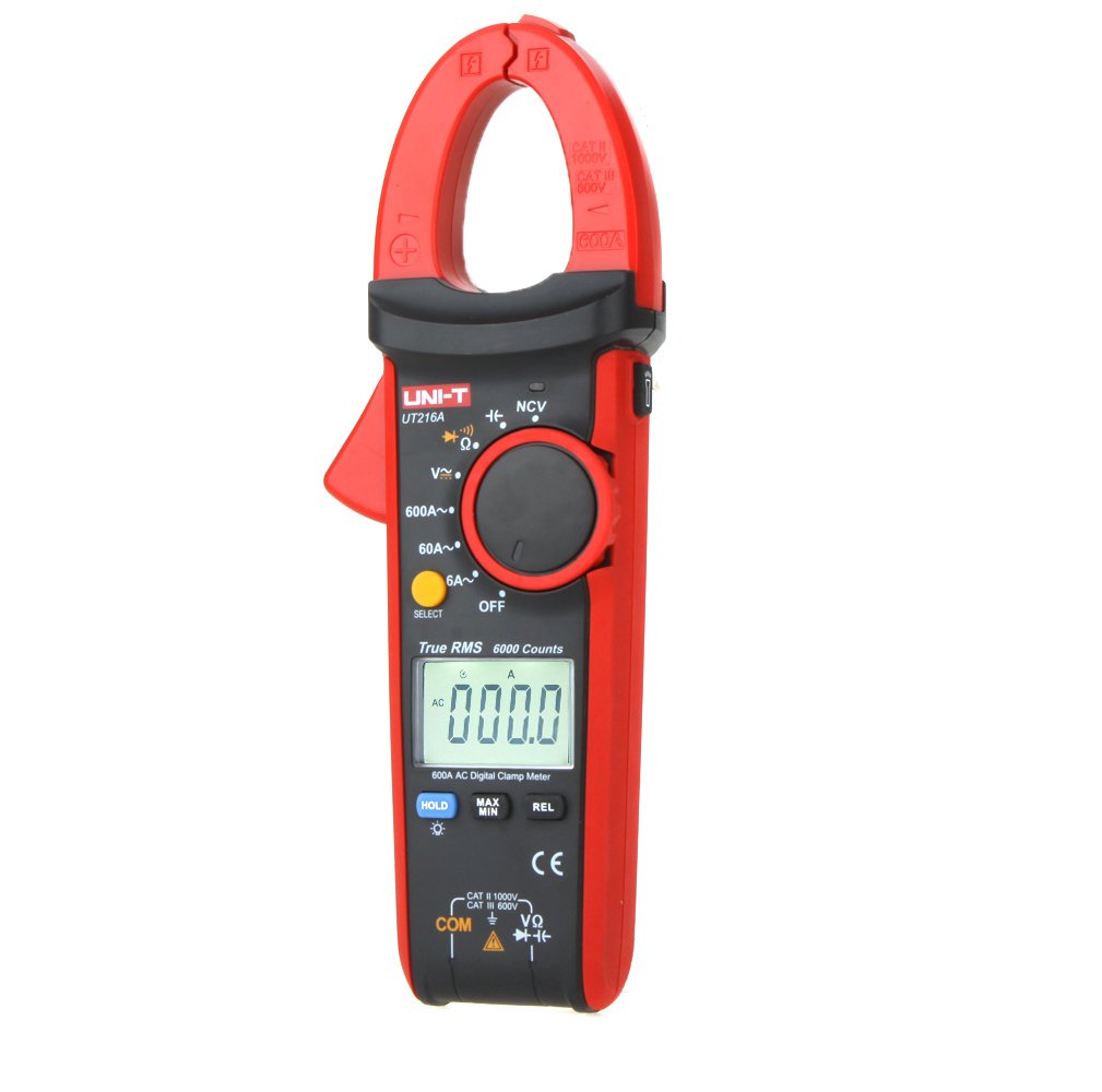 UNI-T UT216A Serie UT216 True RMS Digital Abrazadera Metro, 600A AC, 750 VAC/1000 VDC