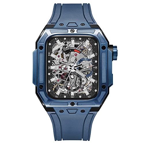 Boîtier en céramique pour Apple Watch 8 7 44mm 45mm avec bracelet de montre sport en agate