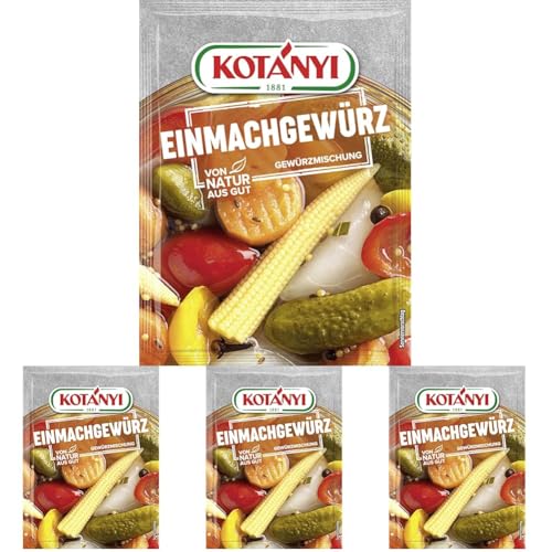 KOTÁNYI Einmachgewürz - Einlegen leicht gemacht, längere Haltbarkeit, schützt vor Schimmel...