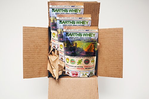 Amish Earth's Whey Protein & Free Samples Grass Fed, Cold Processed, Raw, Sugar Free, Gmo & Gluten Free, Delicious Or $ Back! As Low As $26.99 A Bag! Free S&H ( Santa Paula Strawberry, 5Lb) #TOP6