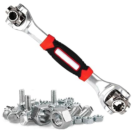 JIAVAXA Tiger Wrench Universal 48 In 1 Socket Wrench Multifunction Wrench Tool With 360 Degree Rotating Head, Magnetic Spanner Tool For Home And Car Repair Tool Works, Torx