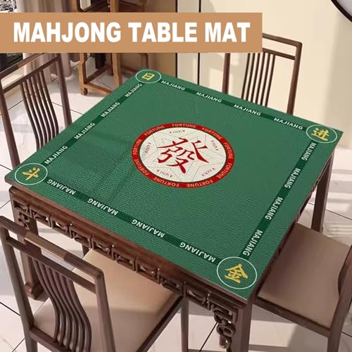 Tapete para mesa de Mahjong con bolsa portátil miniatura 2
