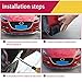 MUTUSAISI 3-Stage Front Bumper Lip Splitter Fit for Volkswagen VW JETTA MK6 MK6.5 2015-2018 Protection Spoiler Accessories Bright Black
