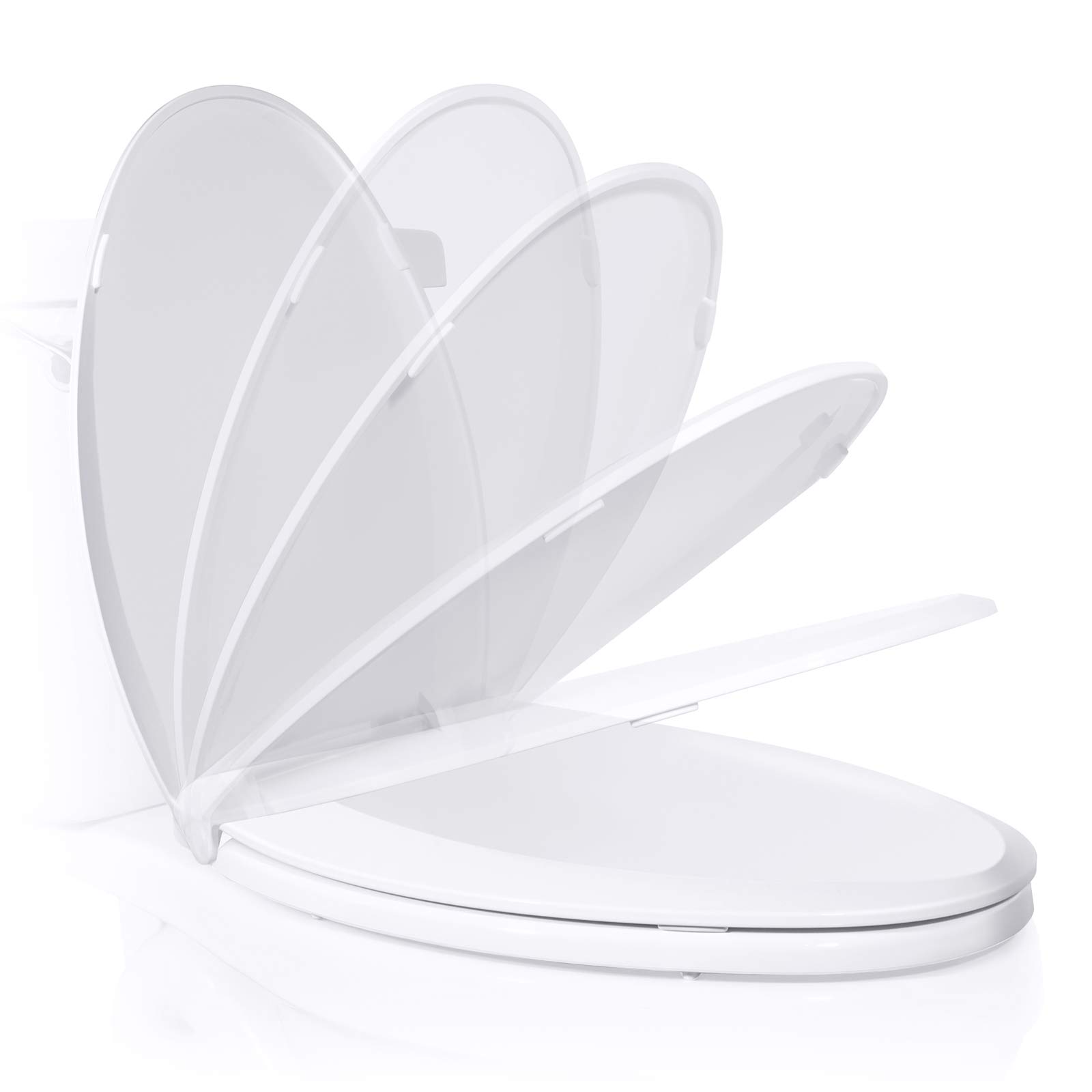 Buy Ruixin Toilet Seat, Round Toilet Seat, Slow Close Toilet Seat Round