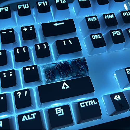 Image of Custom Keycap Enter Keycap Blue Valley Keycap Mechanical Keyboard Keycap DIY Keycap for MX Mechanical Keyboard Unique Gifts for Friend